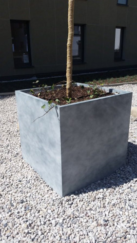 Blumentöpfe aus Beton